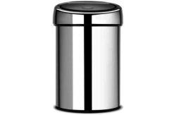 Brabantia 3 Litre Touch Bin - Brilliant Steel.